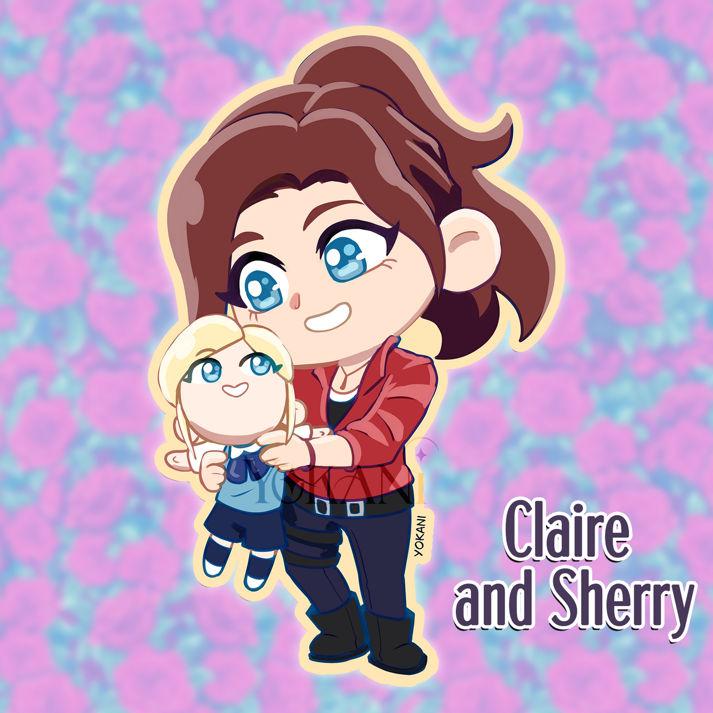 Resident Evil "Girl Dad" Vinyl Anime Stickers (PRE-ORDER)