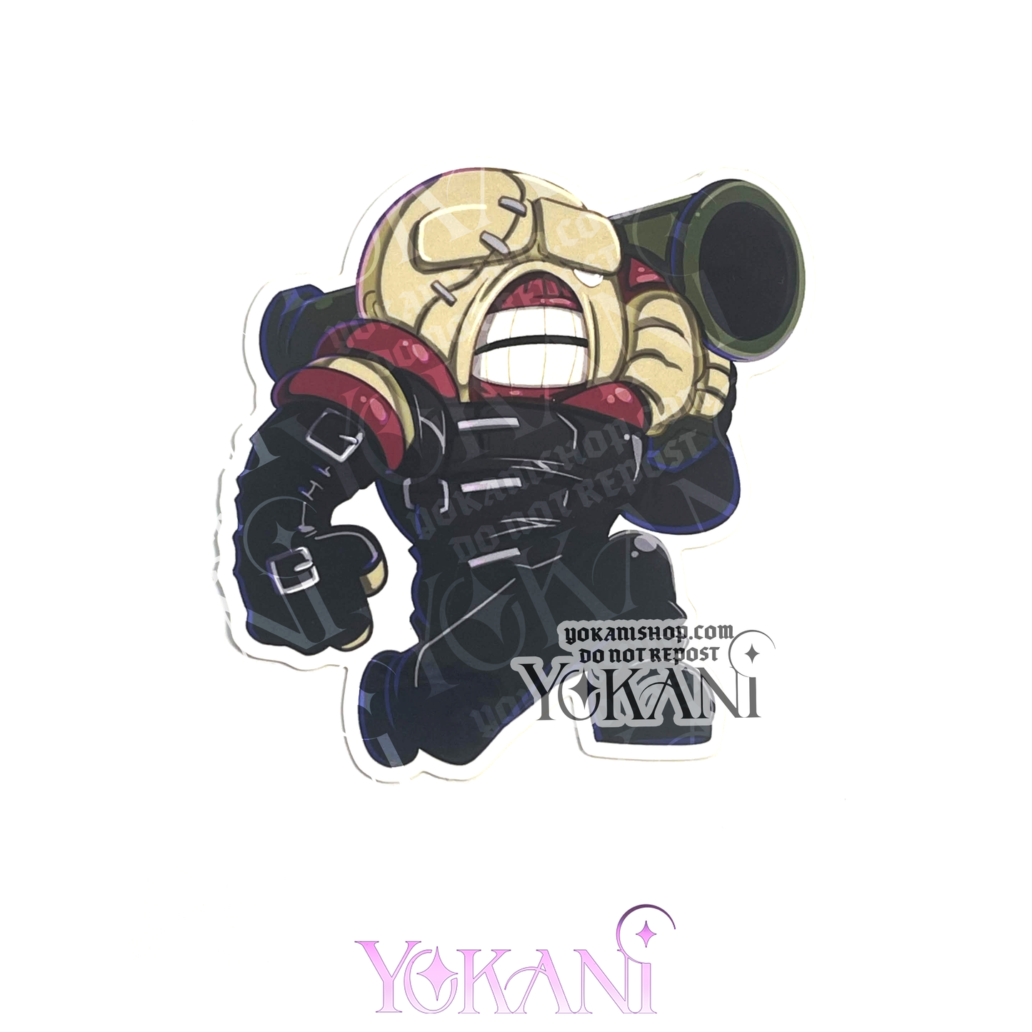 Resident Evil Vinyl Stickers: Cute Chibi Art Waterproof