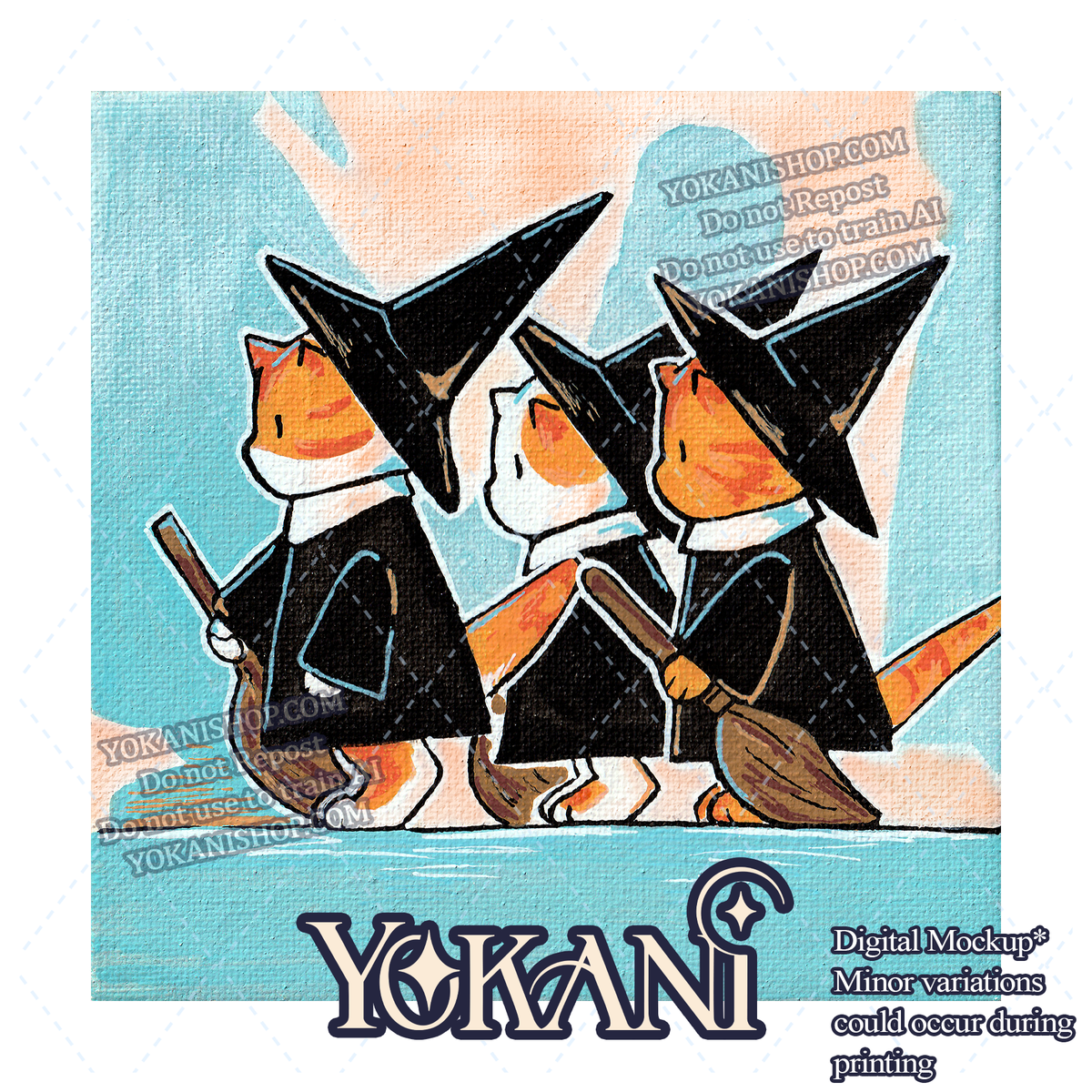 31 Spooky Cats PRINTS Oct 2026 Collection PRE-ORDER