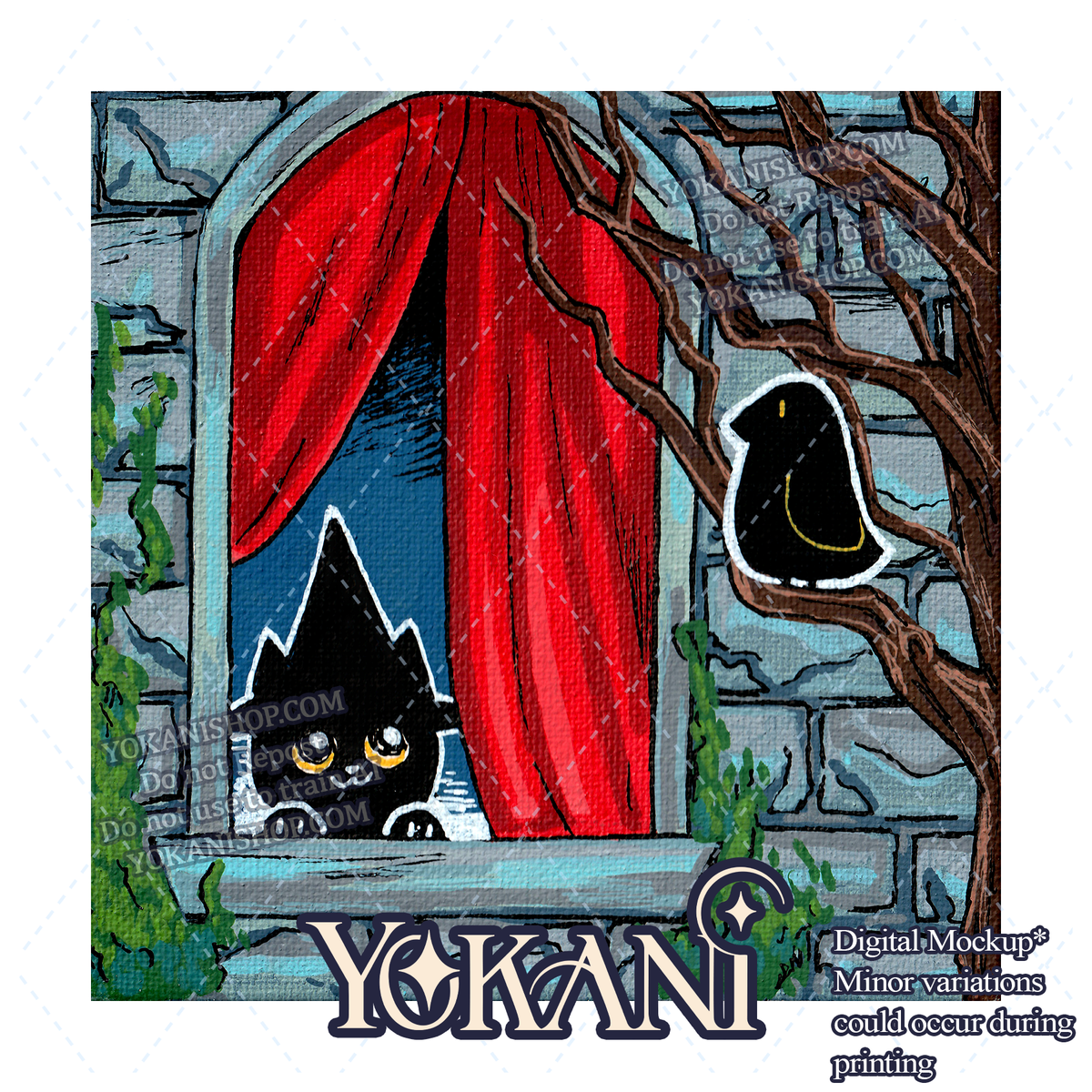 31 Spooky Cats PRINTS Oct 2026 Collection PRE-ORDER