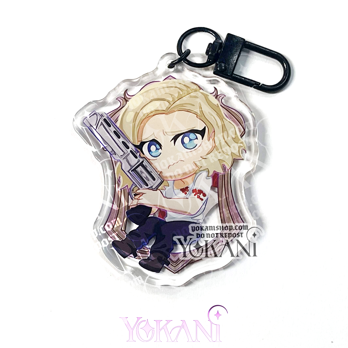 Resident Evil Acrylic Charms: Cute Chibi Art Keychains