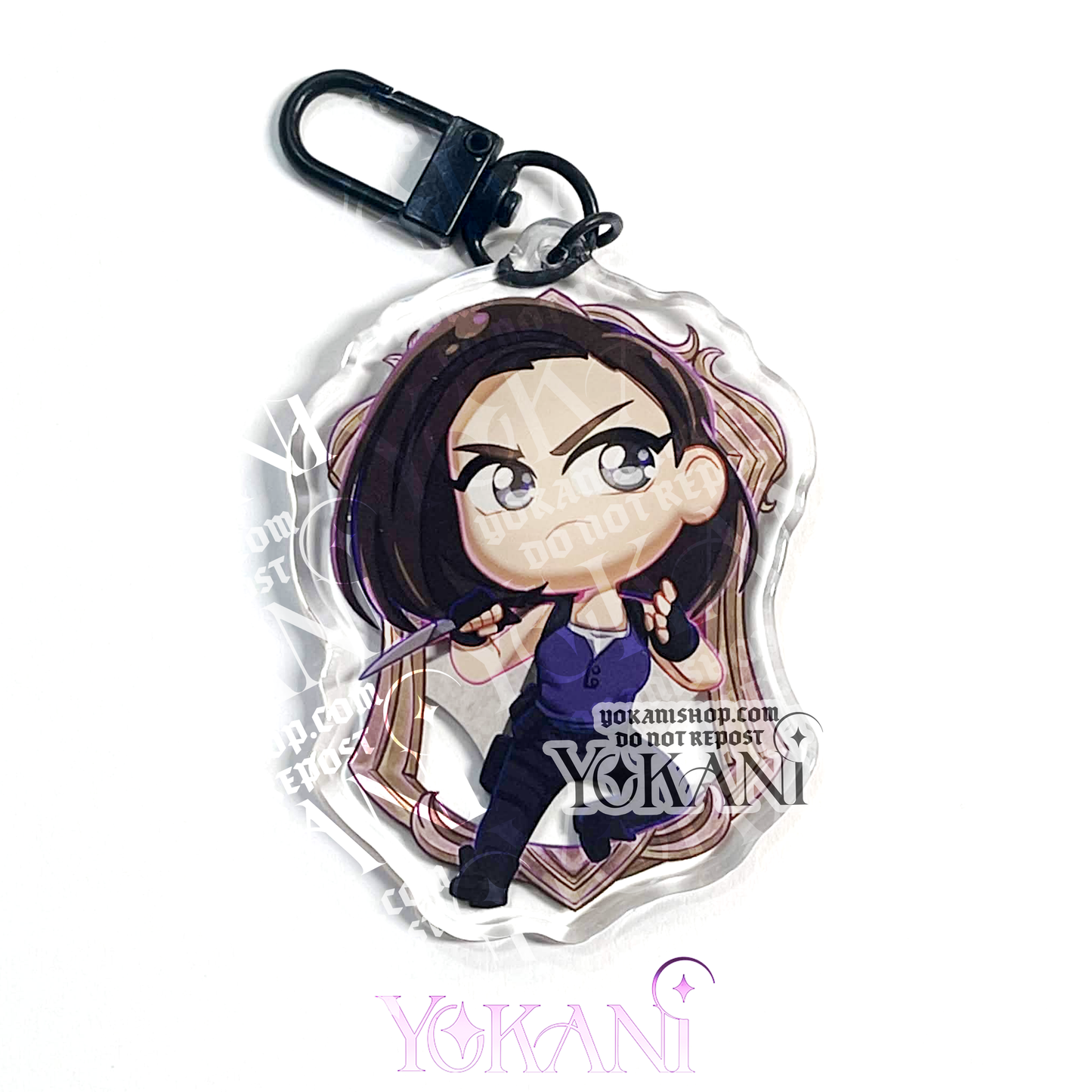 Resident Evil Acrylic Charms: Cute Chibi Art Keychains
