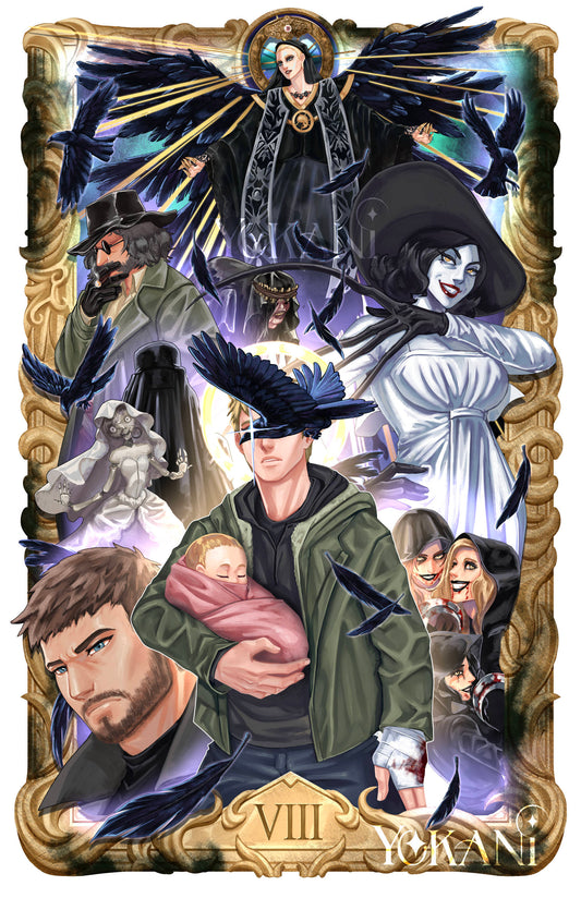 Resident Evil 8 Village Painting Print - Wall Decor