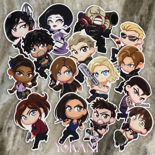 Zombie Hunter Vinyl Stickers