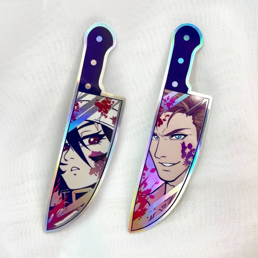 DEVIL//TAKE: Knife Holographic Stickers