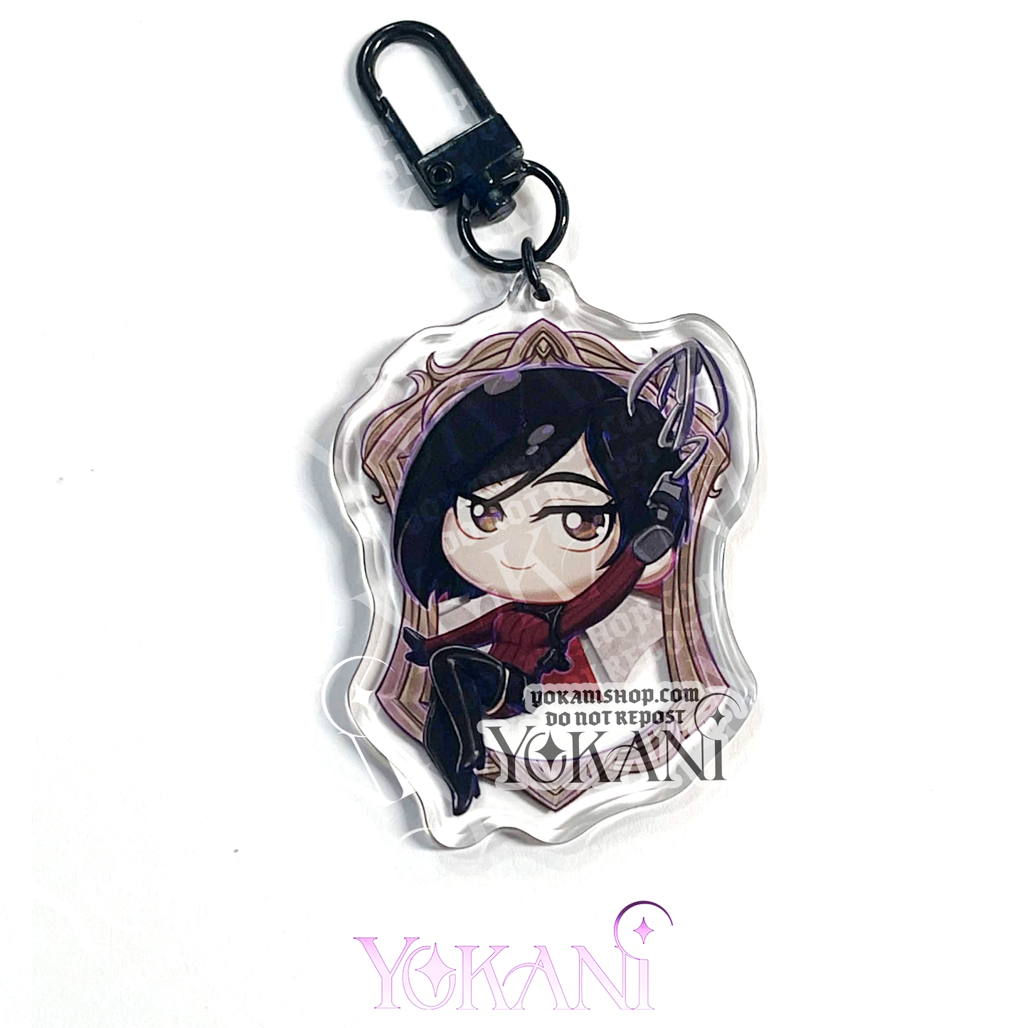 Resident Evil Acrylic Charms: Cute Chibi Art Keychains