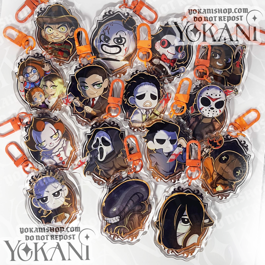 Horror Slasher Classics: Acrylic Keychains