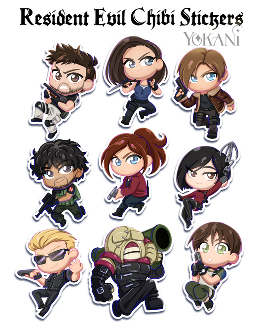 RESIDENT EVIL Vinyl Stickers