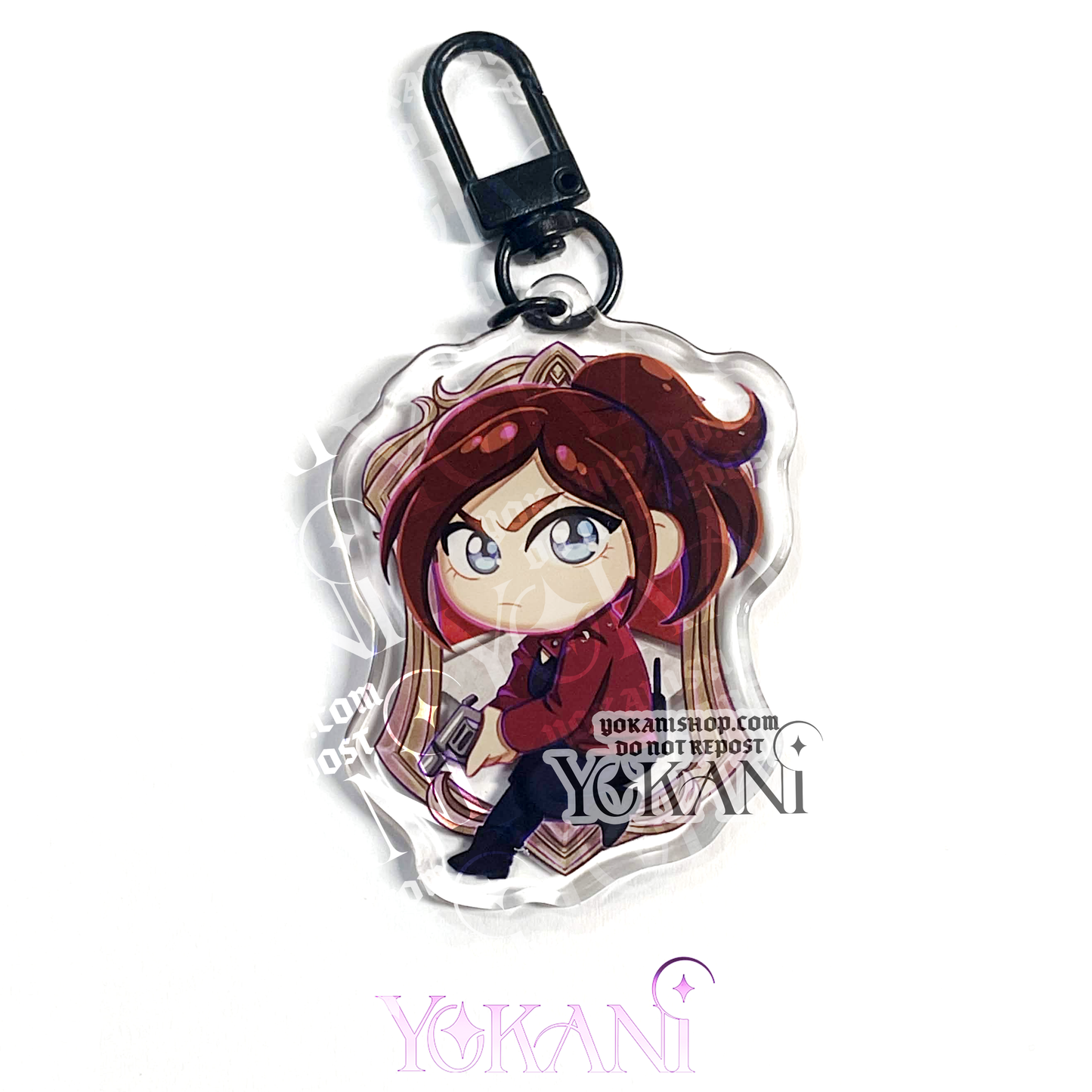 Resident Evil Acrylic Charms: Cute Chibi Art Keychains