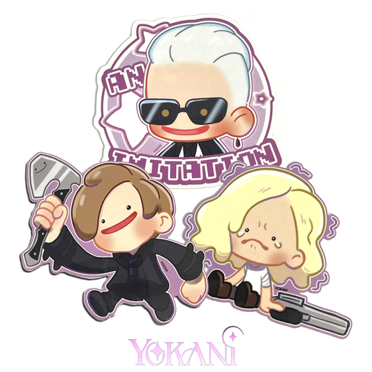 "Builder Blobs" Vinyl Zombie Hunter Stickers
