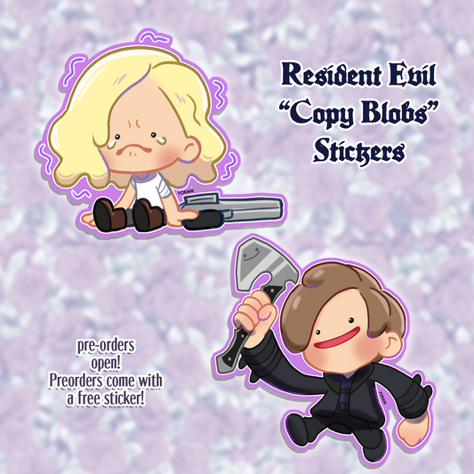 "Builder Blobs" Vinyl Zombie Hunter Stickers (PRE-ORDER )