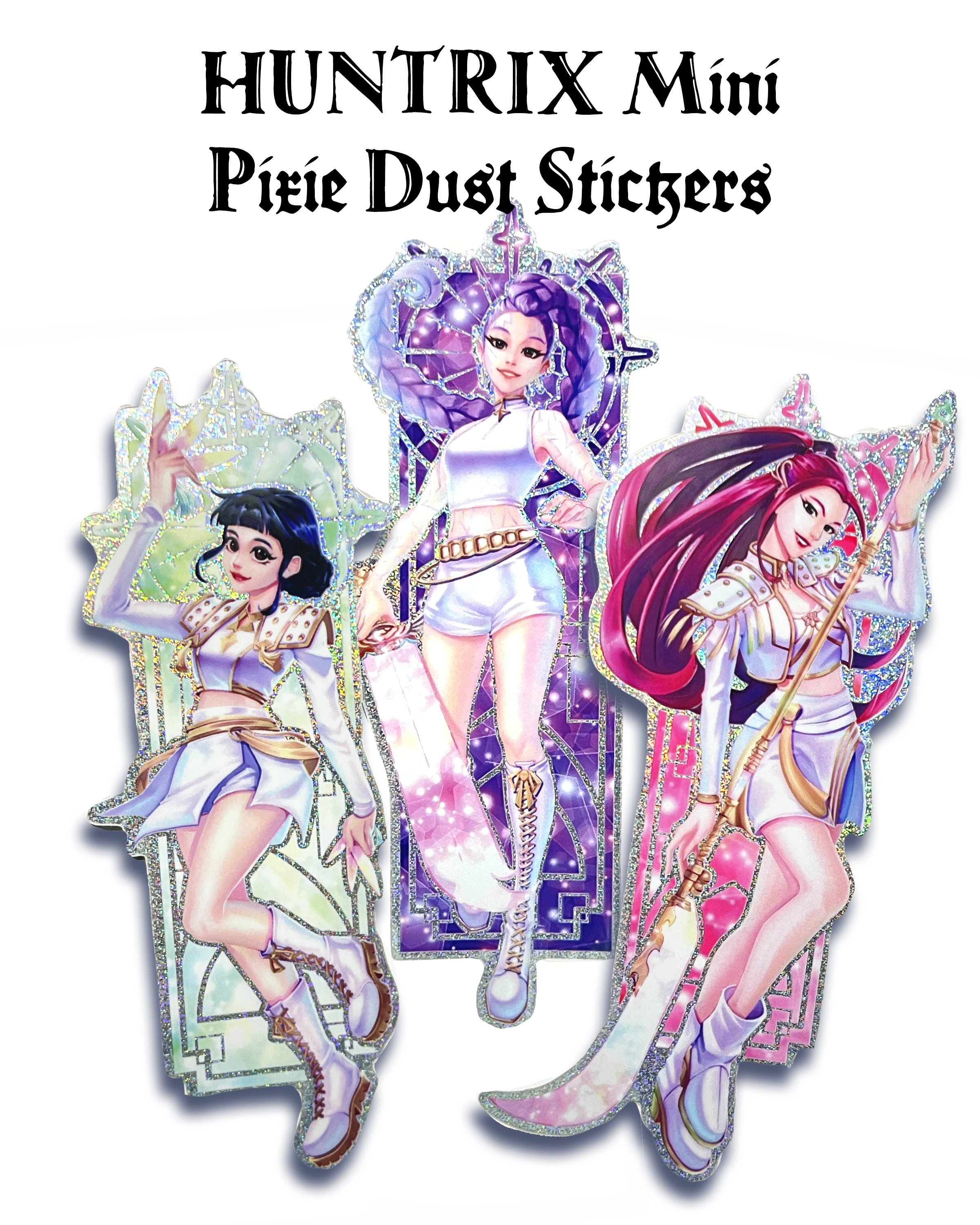 MINI KPOP DEMON HUNTRIX STICKERS – Yokani Art