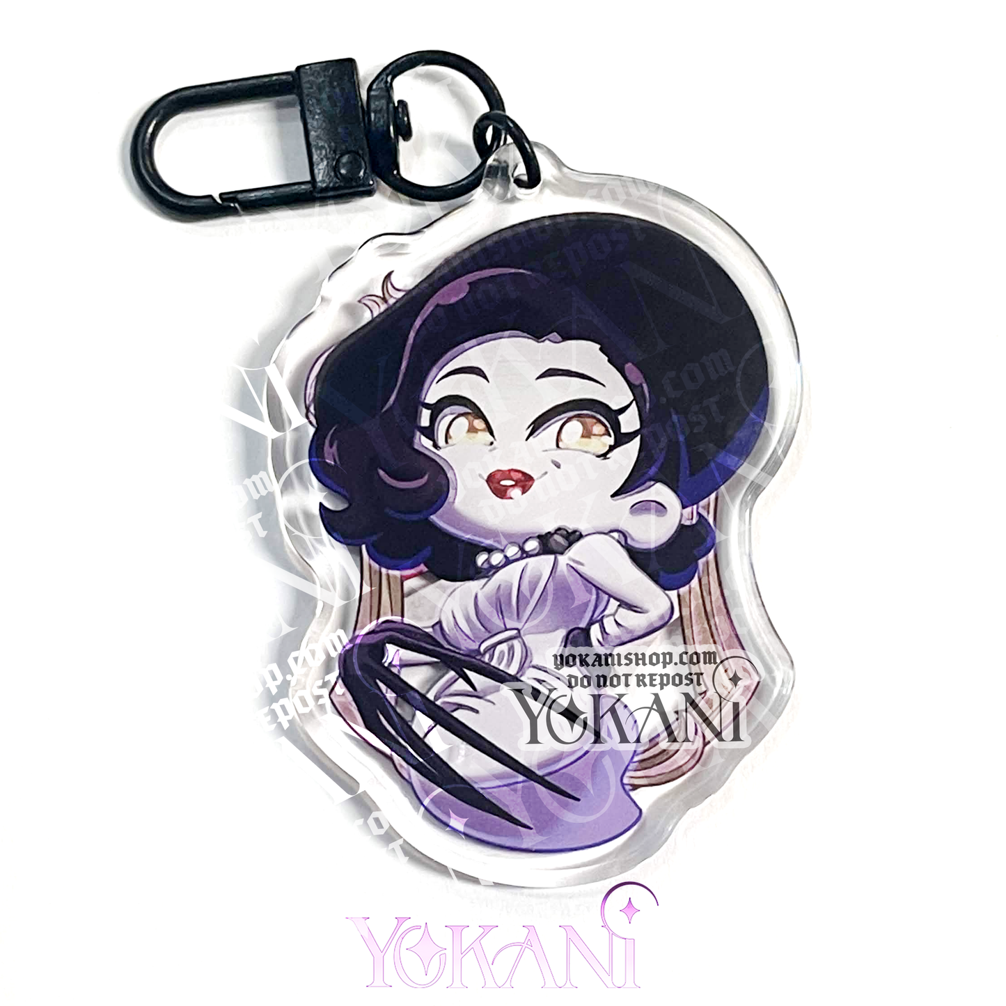 Resident Evil Acrylic Charms: Cute Chibi Art Keychains