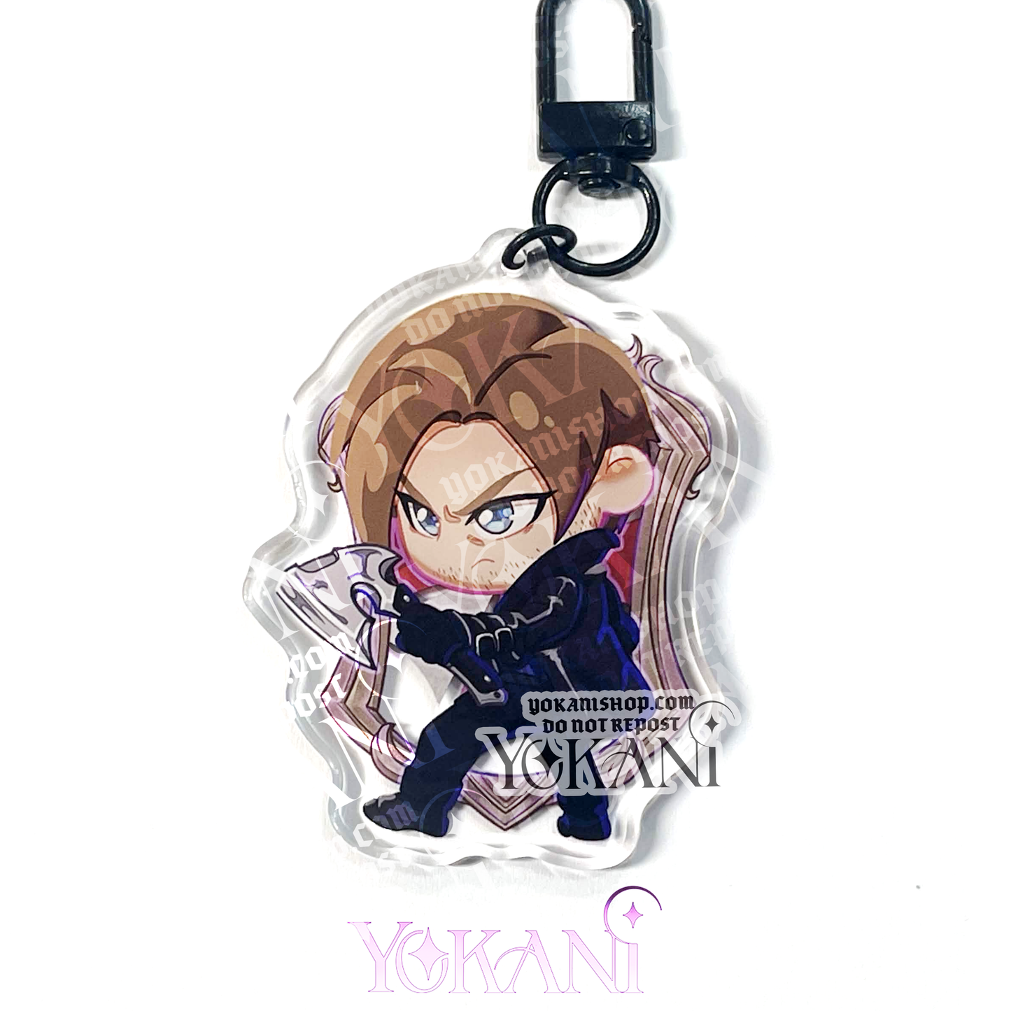 Resident Evil Acrylic Charms: Cute Chibi Art Keychains