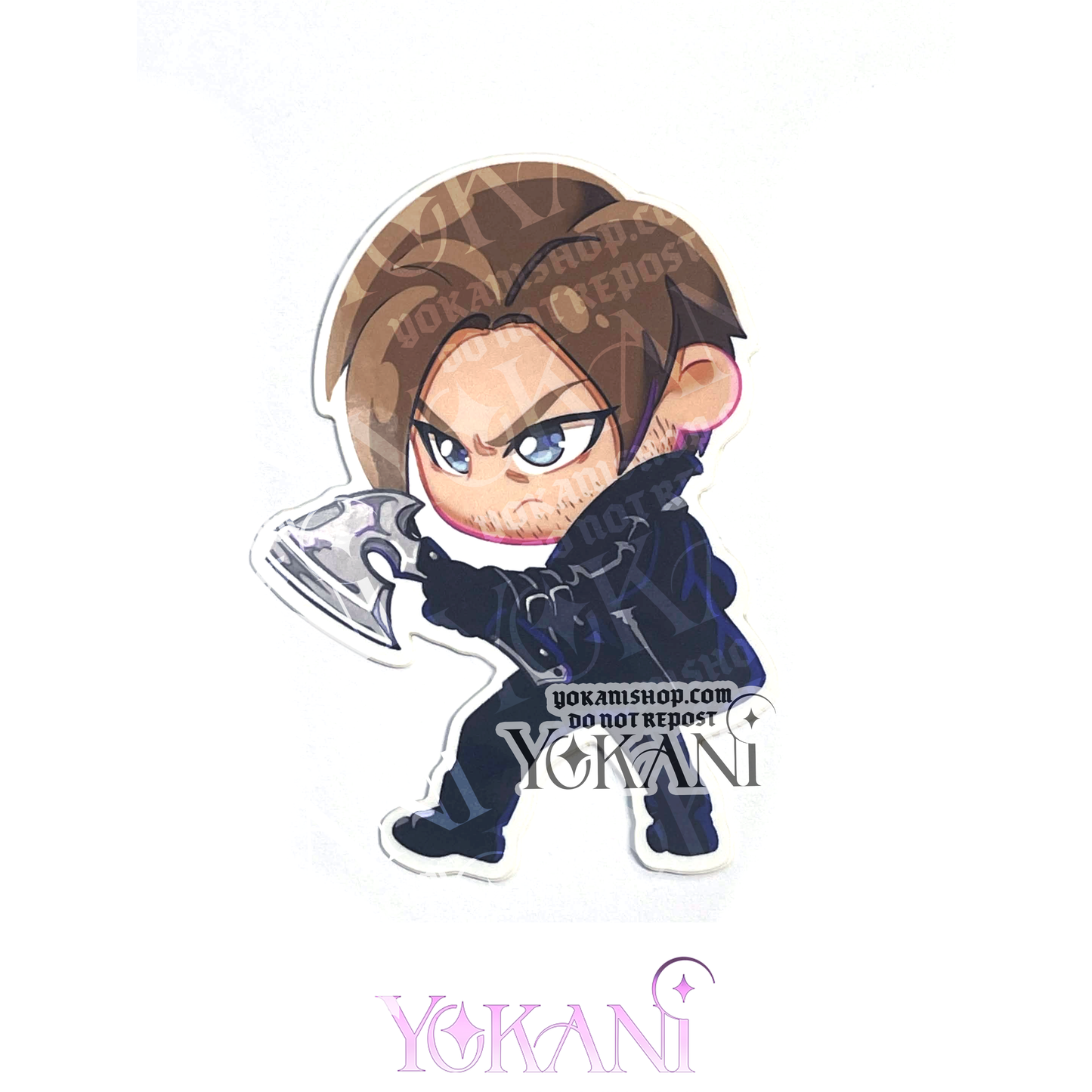 Resident Evil Vinyl Stickers: Cute Chibi Art Waterproof