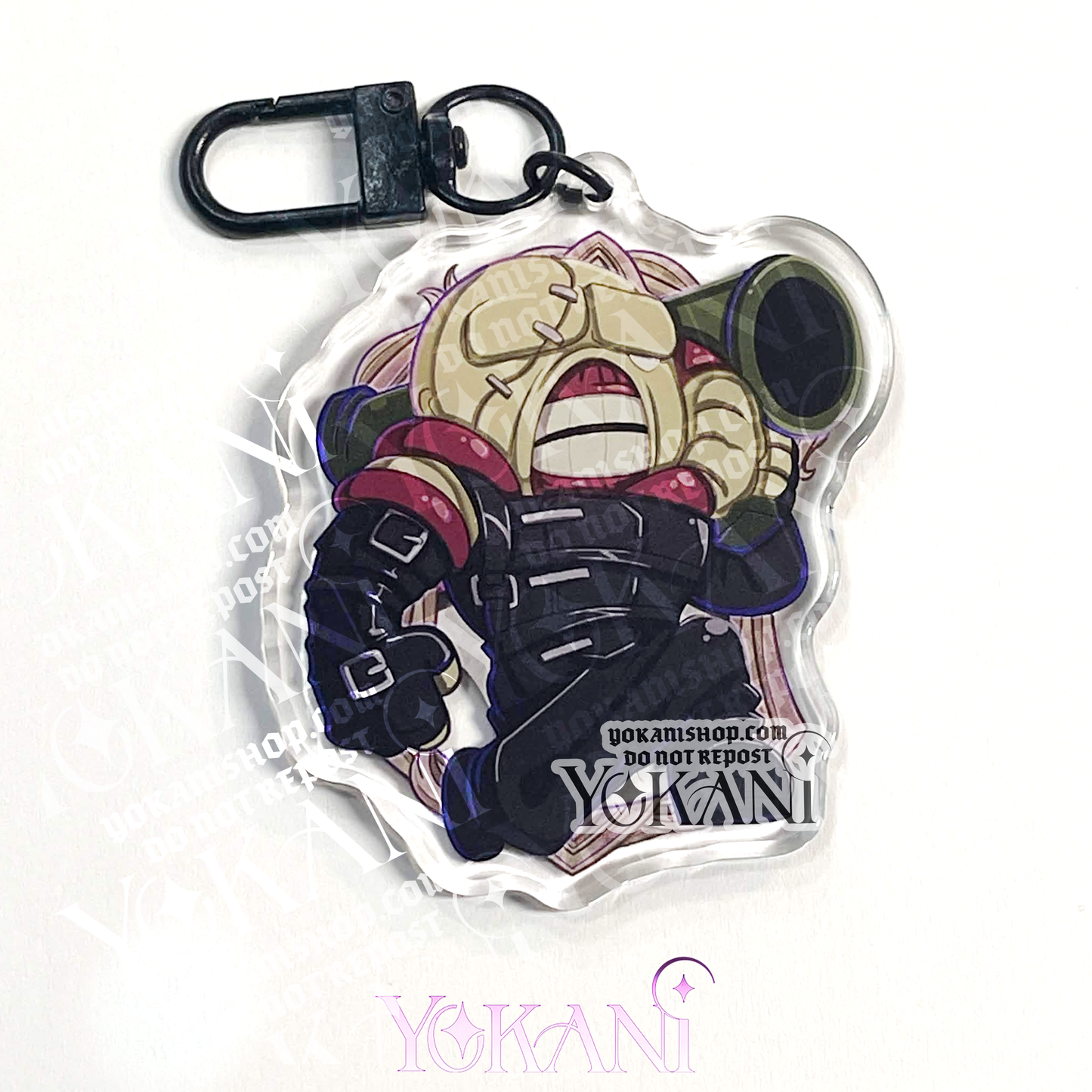 Resident Evil Acrylic Charms: Cute Chibi Art Keychains
