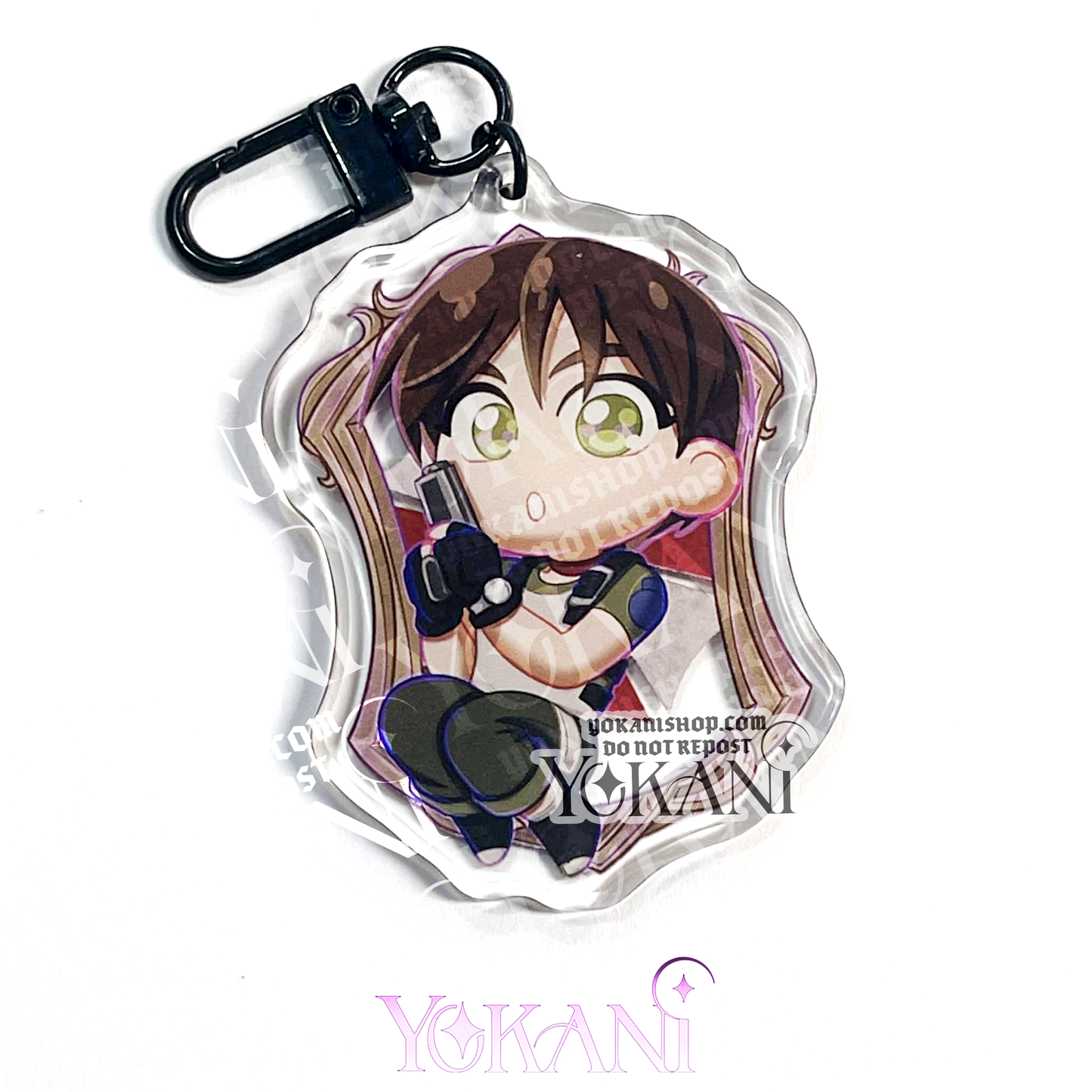 Resident Evil Acrylic Charms: Cute Chibi Art Keychains