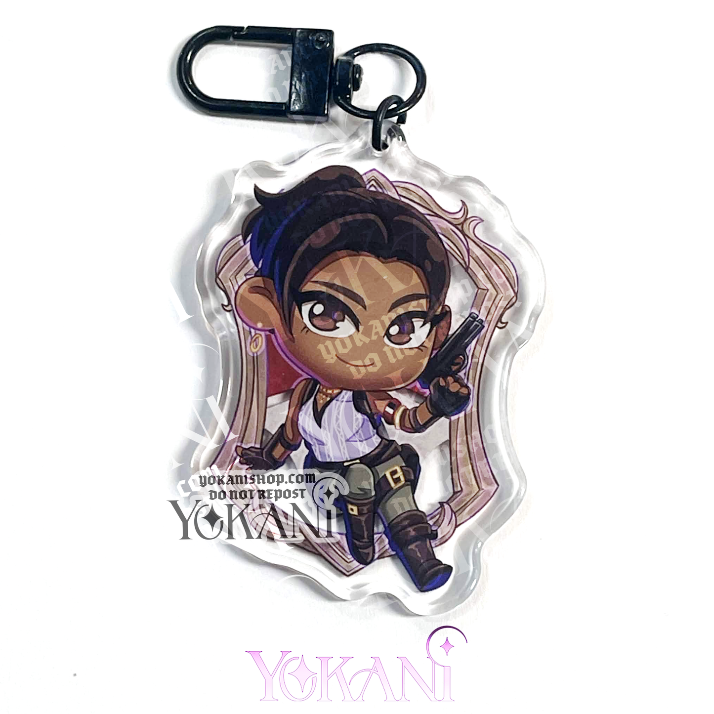Resident Evil Acrylic Charms: Cute Chibi Art Keychains