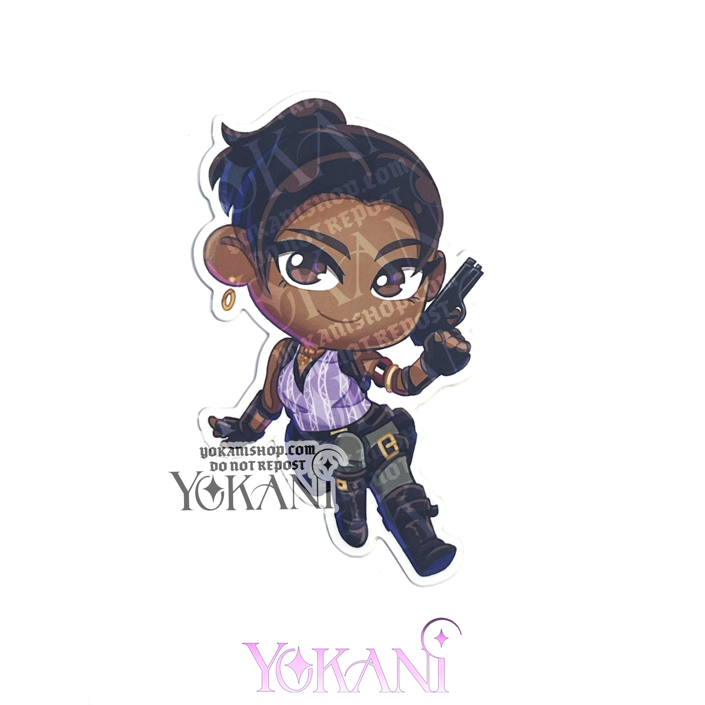 Resident Evil Vinyl Stickers: Cute Chibi Art Waterproof