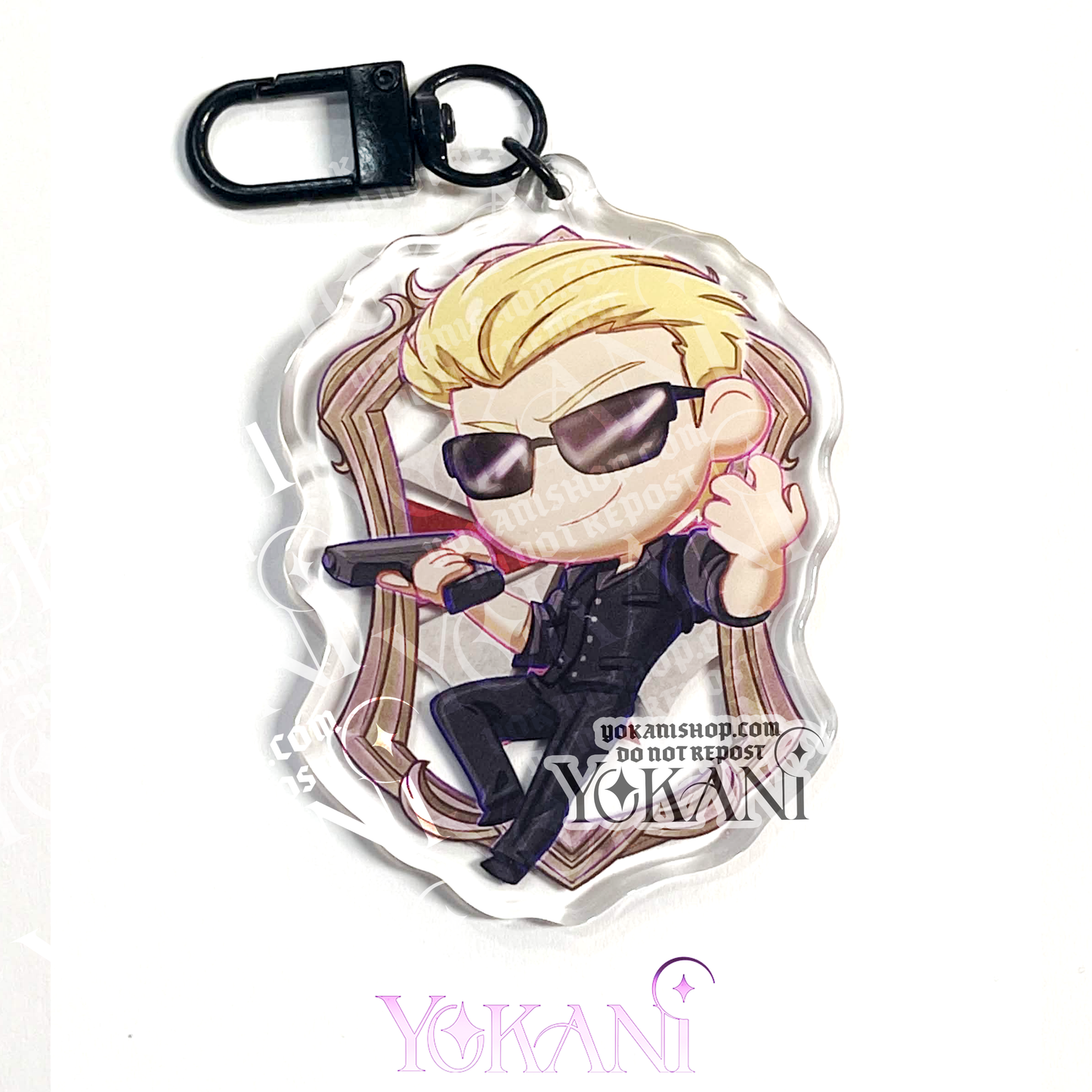 Resident Evil Acrylic Charms: Cute Chibi Art Keychains