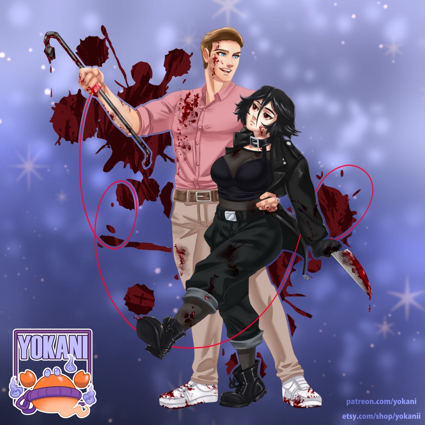 Acrylic Standee: Annie and Ro